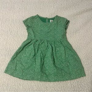 GAP Green Patterned Kids Dress